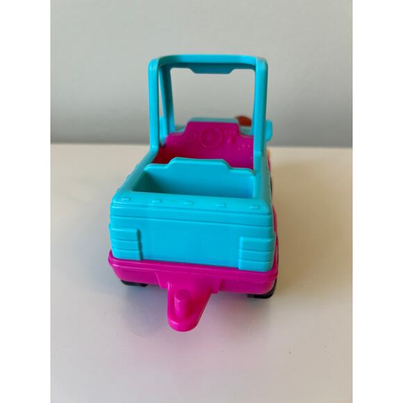 Fisher-Price Little People Barbie Toy Vehicle Truck Blue Doctor Barbie Figure - Picture 3 of 7